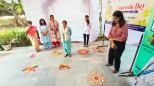 CARI Delhi Medical Theme Rangoli 