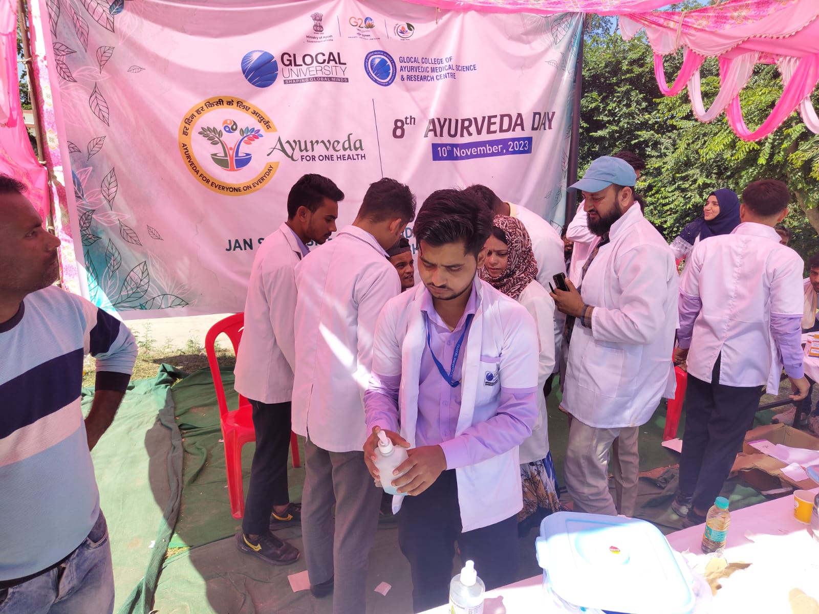 Glocal College of Ayurvedic Medical Sciences and Research Centre Medical Camp2