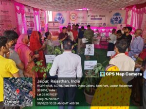 Awareness Lecture on Ayurveda & Medicine plant distribution at MSRARI, JAIPUR