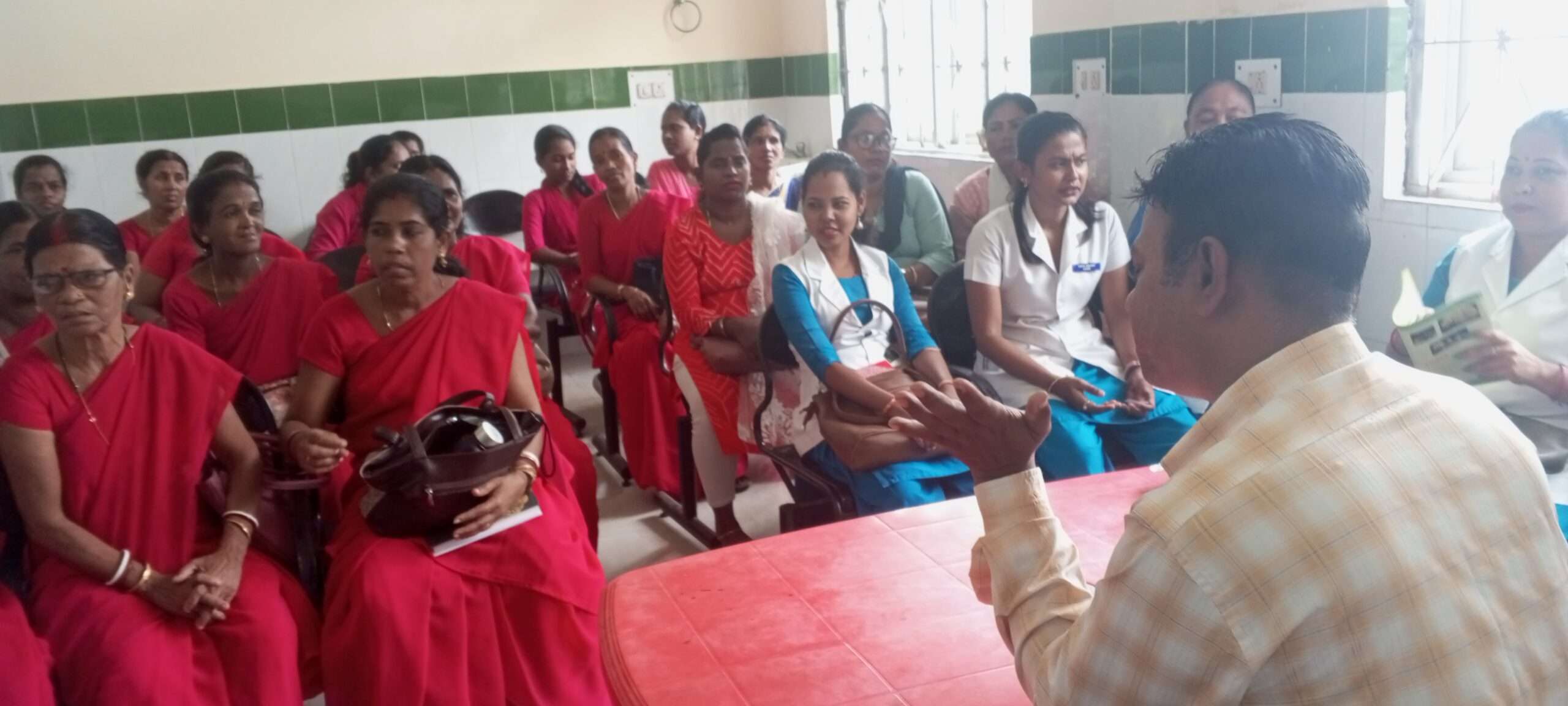 Awareness Programme on Ayurveda as a part of National Ayurveda Day in this Dhanwantri Jayanti under PHC Hutbay with ASHA ANM and AWWs