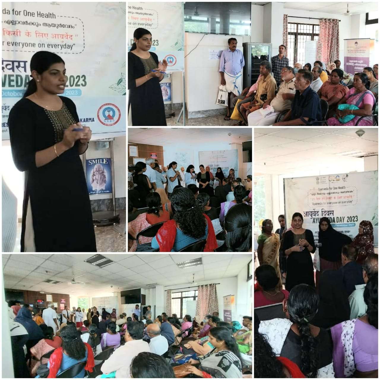 Awareness class at OPD of NARIP on the topic “Importance of Ahara and vihara in Prameha“ by Dr Soory BS, SRF (Ay.) No. Of beneficiaries - 