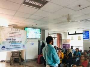 Awareness class conducted at OPD of NARIP on the topic Varicose vein Symptoms Prevention & Management at NARIP CHERUTHURUTHY