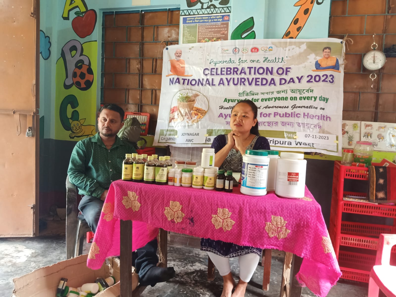 Awareness generation regarding Ayurveda system of lifestyle, oath taking & health camp for public
