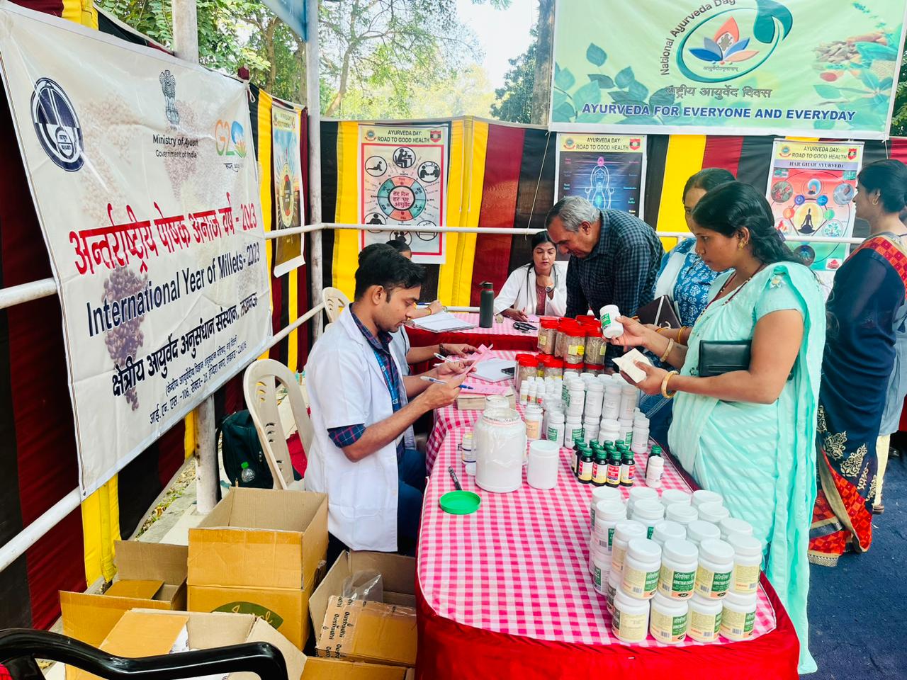 Ayurveda medical camp was organised at Command hospital Lucknow.