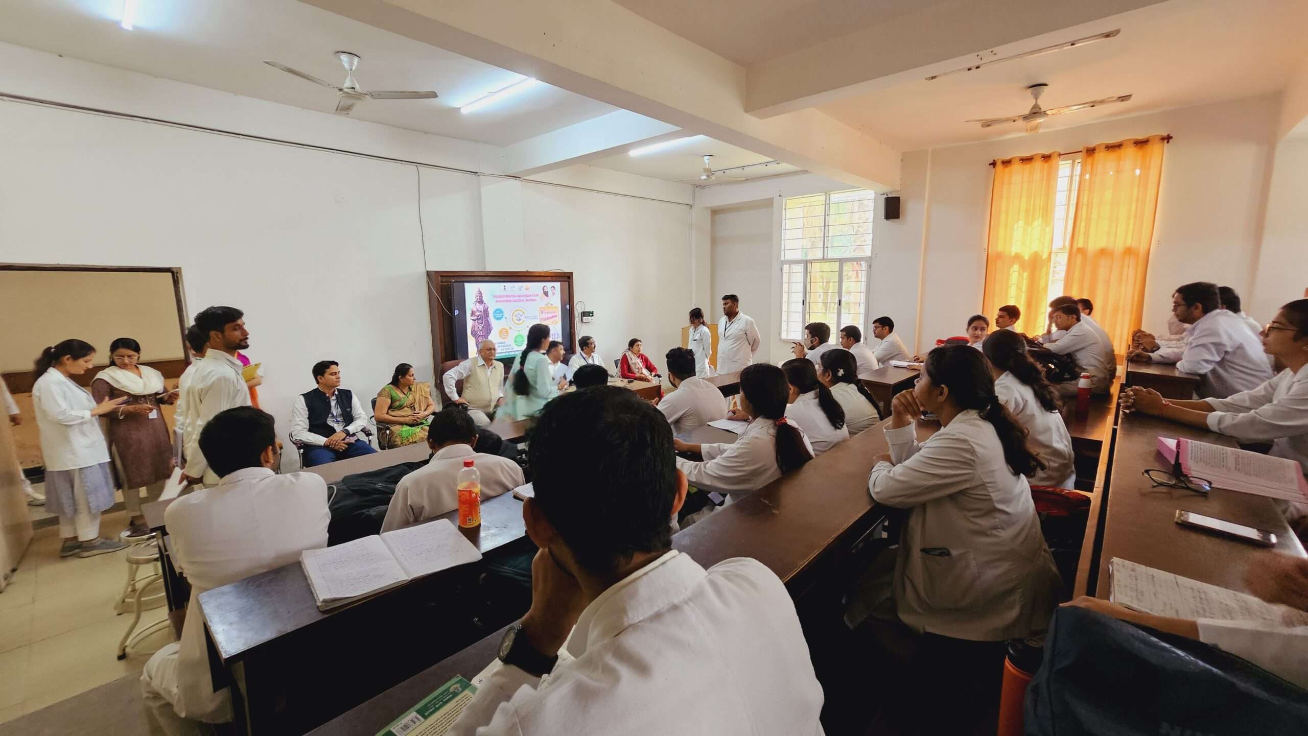 Debate competition organized on the occasion of 8th Ayurveda Day