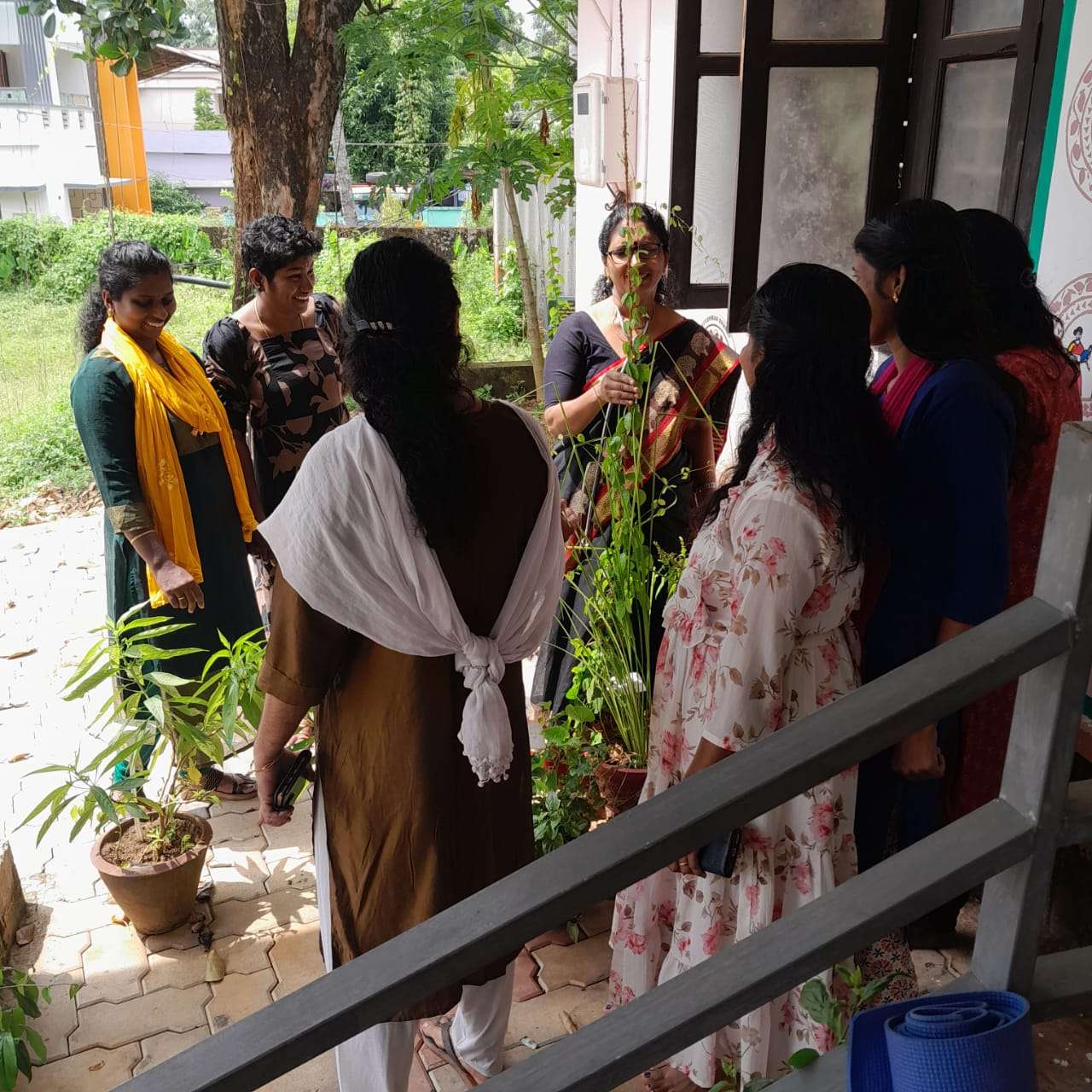 Familiarising medicinal plants to patients Kollam