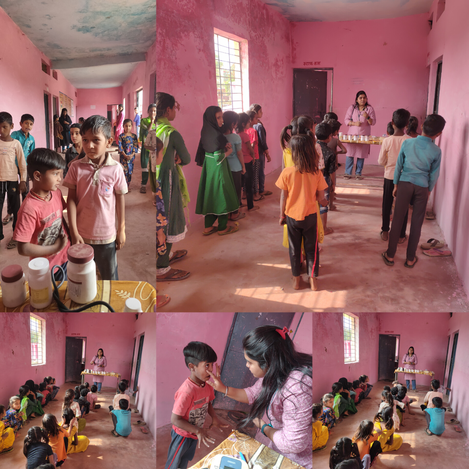 Health camp and knowledge about dincharya ritucharya