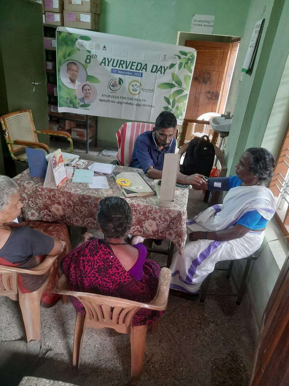 NCD clinic APHC Ay Elamadu. Kollam.