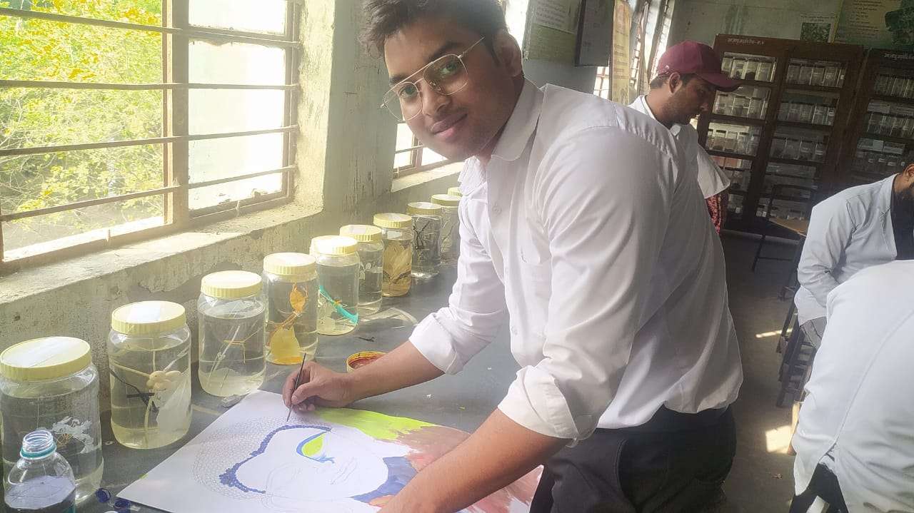 Painting Competition was organized in the institution with the theme ‘Ayurveda for Everyone on Everyday’ wherein students participated with great enthusiasm 1