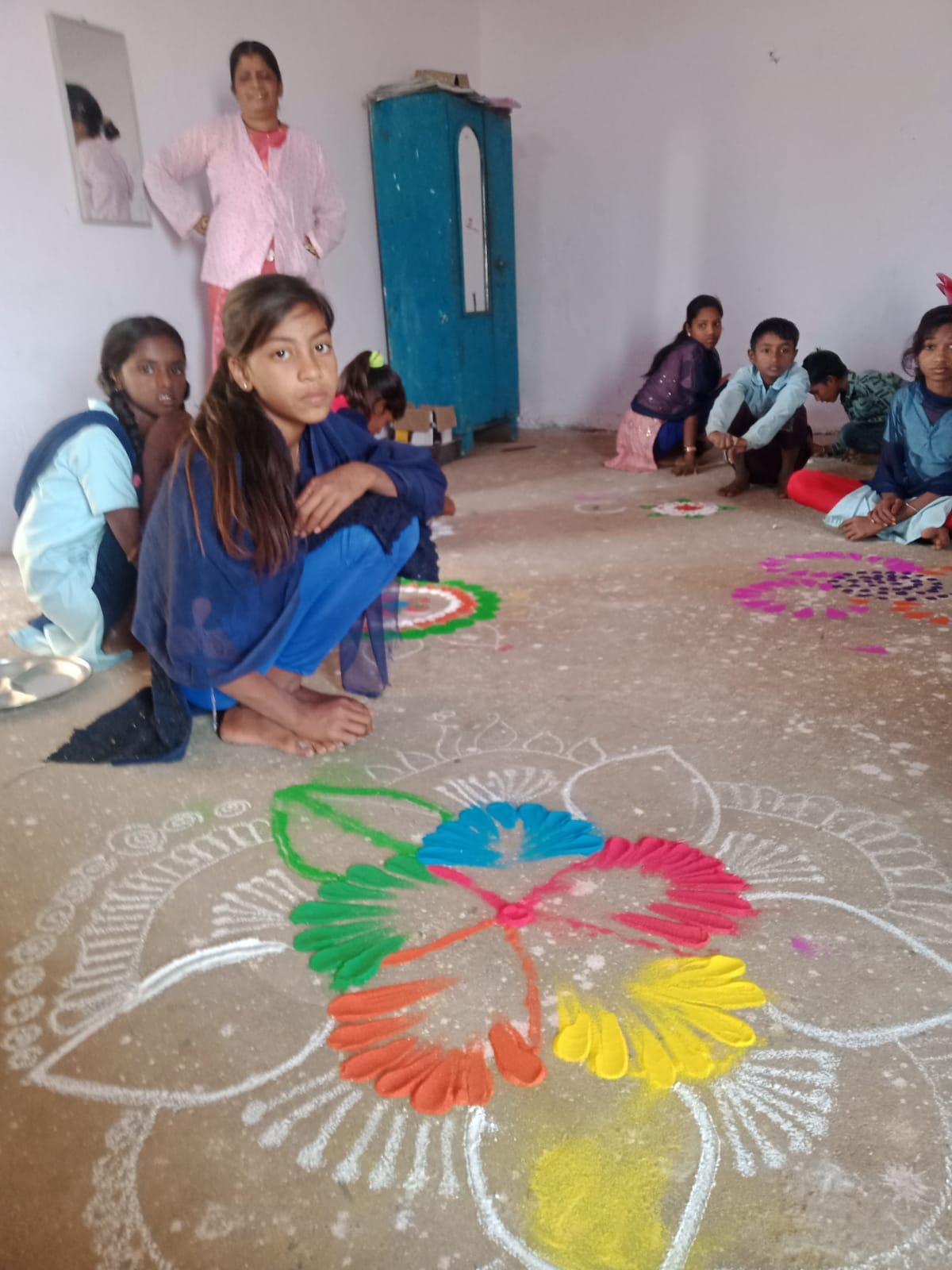Rangoli , yogasan , essay and poster competition conducted