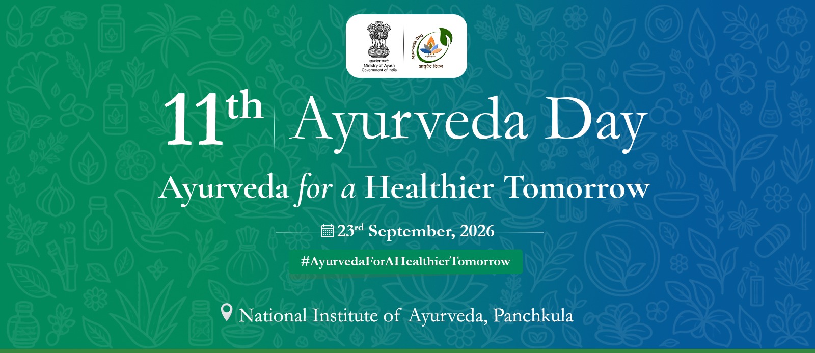 Ayurveda Day 2026 - Color theme